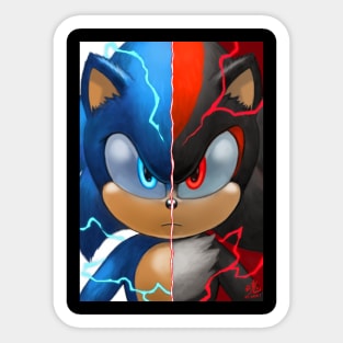 Sonic Shadow T-Shirt Sticker